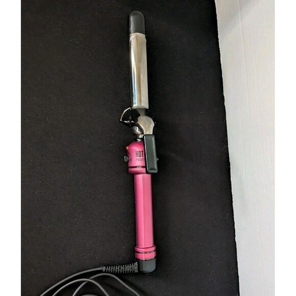 Hot Tools Professional 1" Pink Titanium Styling Hair Curling Iron Wand HPK44 - Picture 1 of 8